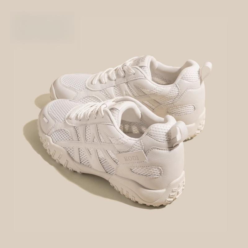 7 inner height-increasing shoes women's new summer mesh breathable thick-soled fashionable versatile sports and leisure shoes