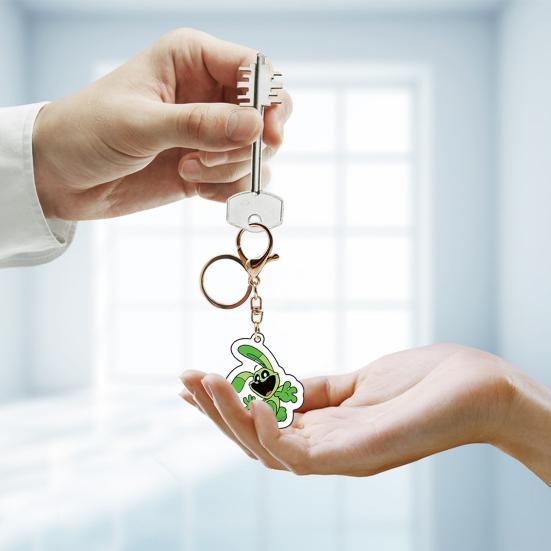 Брелок с изображением улыбающегося животного — фото 11