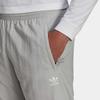 Adidas Knitted Sweatpants Men's Light Gray Moderate Cuffed Pants HC7113