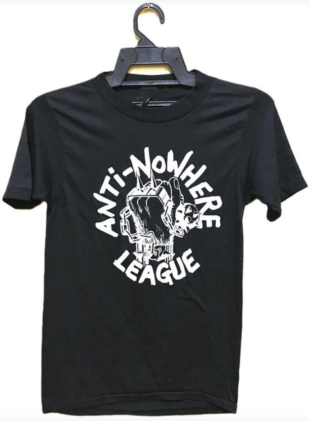 Maglietta Punk Rock Band ANTI NOWHERE LEAGUE Tutte le Taglie dalla S alla 5XL TS1041