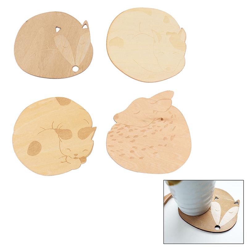 Wooden Coasters Coffee Tea Drinks Cup Mat Mug Holder Wood Craft C Wooden Coasters Coffee Tea Drinks Cup Mat Mug Holder Wood Craft C