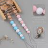 Infant Pacifier Clip Portable Reusable Non-slip Creative Moderate Length Anti-falling Silicone Baby Pacifier Clip Chain Nursery Supplies
