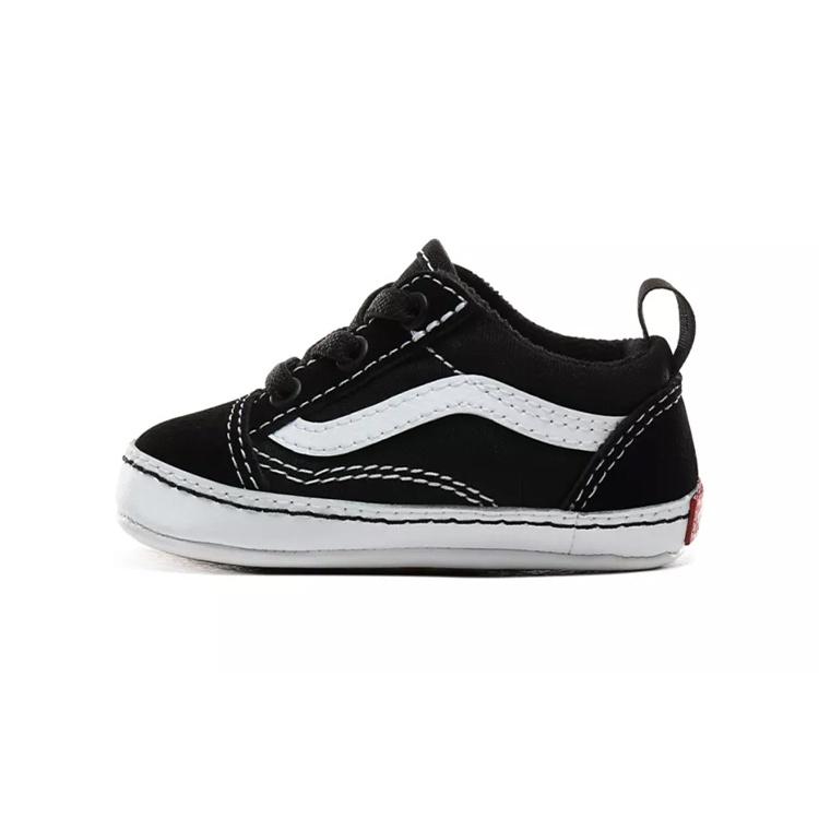(TD) Vans Old Skool Crib Black White Baby VN0A3U8K6BT EU 19