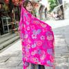 Ethnic Style Oversized Square Scarf For Women Travel Winter Autumn