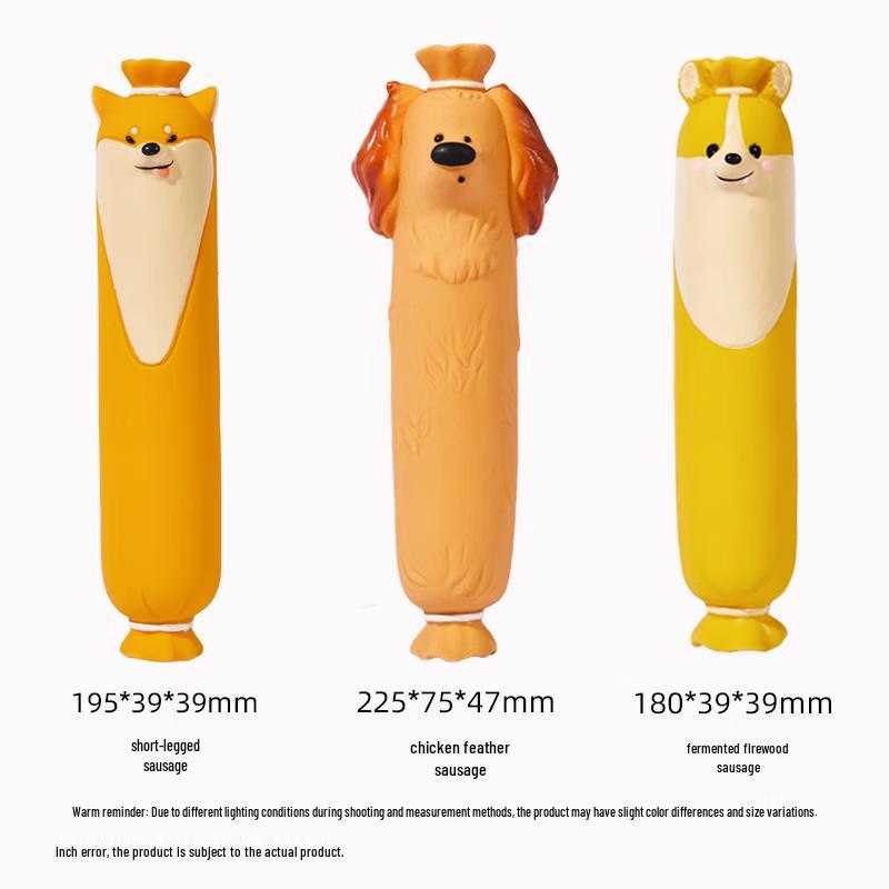 EETOYS Durable Squeaky Dog Chew Toy Set