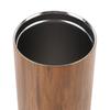 Insulated Travel Mug with Lid 500ml Stainless Steel Wood Pattern Portable Multifunctional for Office School Outdoor