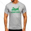 Men's The Lowcost Printed Funny T-Shirt 100% Cotton Oversized Casual Graphic Tees for Men Women Summer Tops