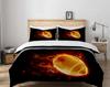 Back To School Rugby Duvet Cover Set King Queen Double Full Twin Single Size Bed Linen Set