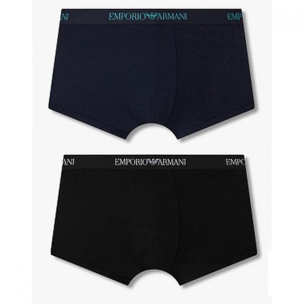 Emporio Armani Мужской S Однотонный Хлопок dorSe Логотип Полоса 2 типа Набор 0815112323 0815112324 XL(110)