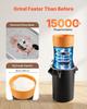 Electric Grain Mill Grinder, 600W High Power Commercial Spice Grinder, 25L Pulverizer Powder Machine with Galvanized Sharp Blades, for Dry Grains,