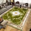 European Style Retro Decor Rug for Living Room Light Luxury Antiskid Soft Cloakroom Carpet Big Size Easy Clean Entrance Door Mat