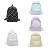 Zaino Dolce Fiocco Minimalista Zaino Scolastico Studente Carino Zaino in Nylon Regalo