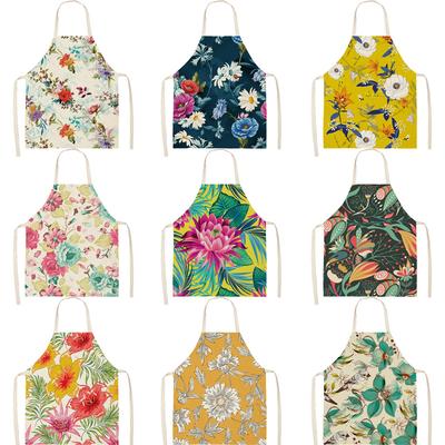 Tablier de cuisine pour femmes, bavoir en lin, tablier de nettoyage à domicile, imperméable, tablier de cuisine pour bébé Chef