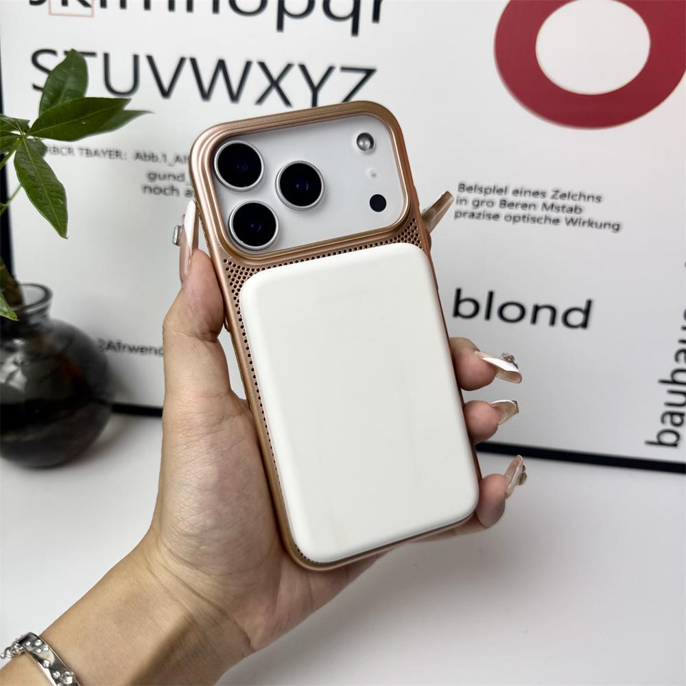 Heat Dissipation Cooling Magnetic Case For iPhone 17 16 15 14 13 12 11 Pro Max Plus Air Grid Breathable For Magsafe Slim Cover
