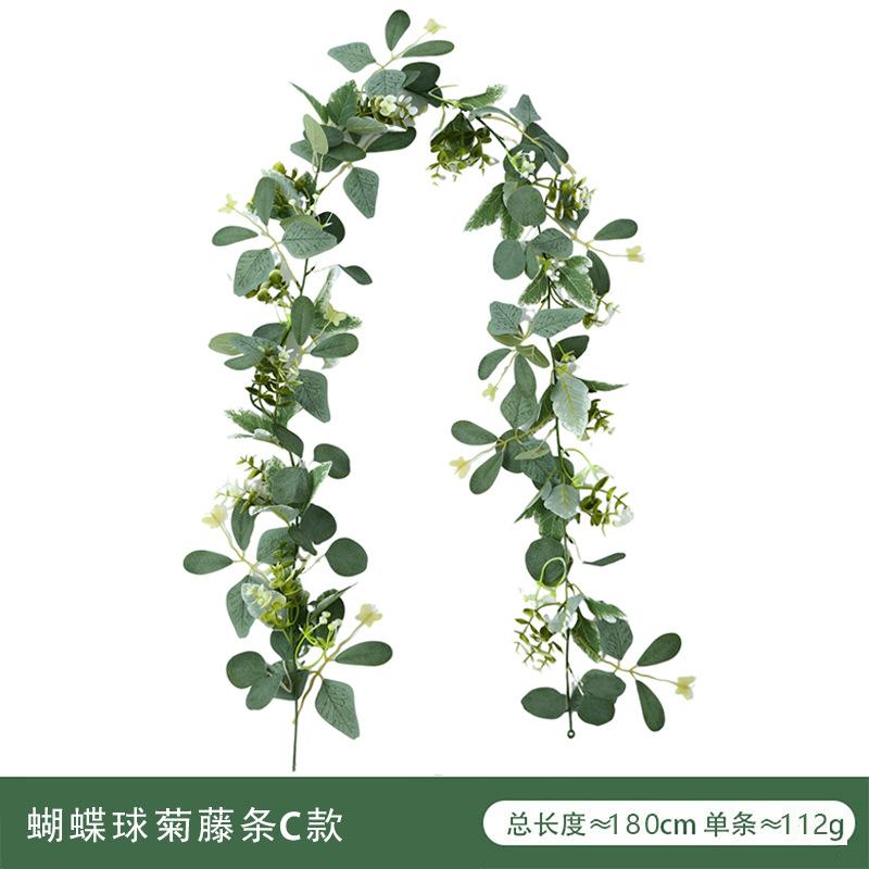 

Эвкалипт Денежный Ротанг, Лист Эвкалипта Искусственное Украшение Симуляция Зеленого Растения Венок из Листьев Эвкалипта Цветочная Композиция