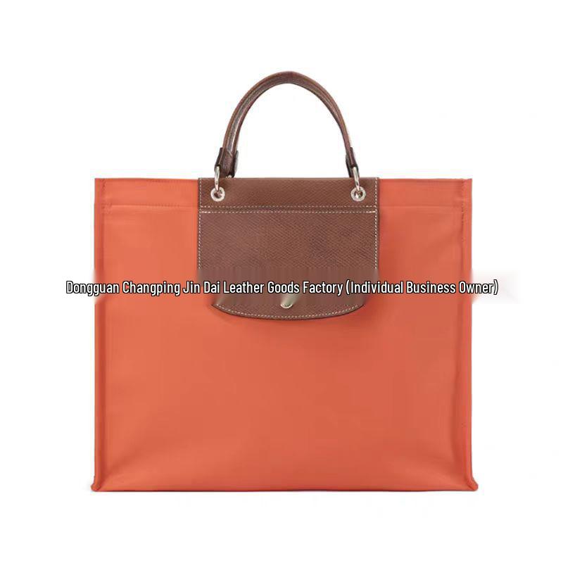 

2025 Dragon Inlay High-Quality Nylon Tote Briefcase & Shopping Bag