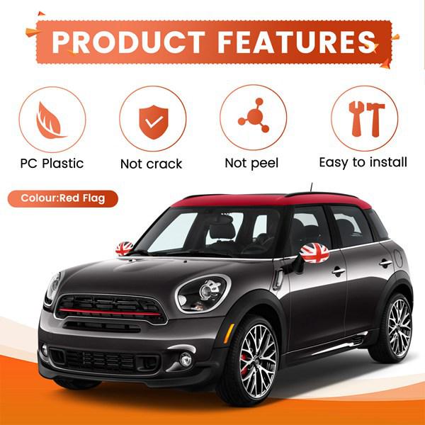 BMW Mini Cooper R50/R52/R53 Rearview Mirror Covers (1 Pair)