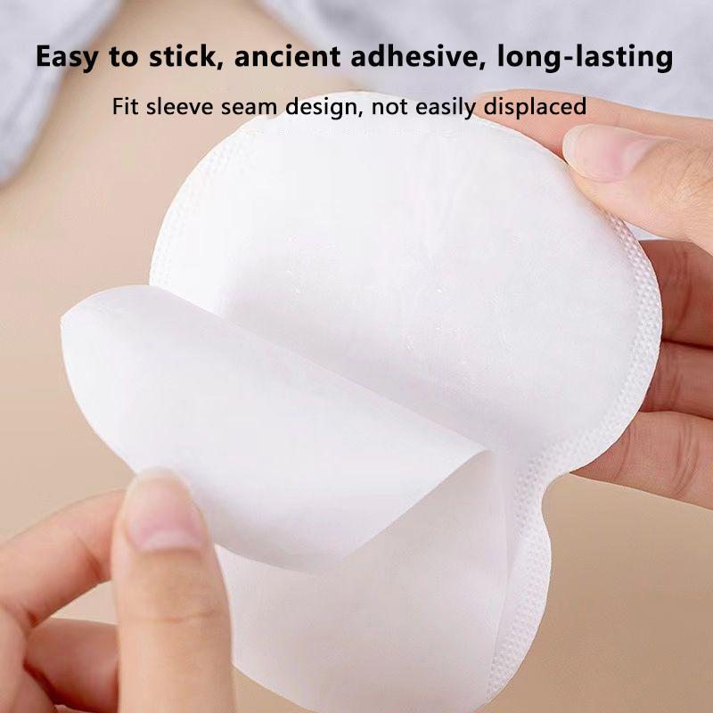 20Pcs/Box Underarm Sweat Pads Absorb Liners For Women And Men Disposable Sweat Armpit Stickers Anti Armpits Pads For Clothes