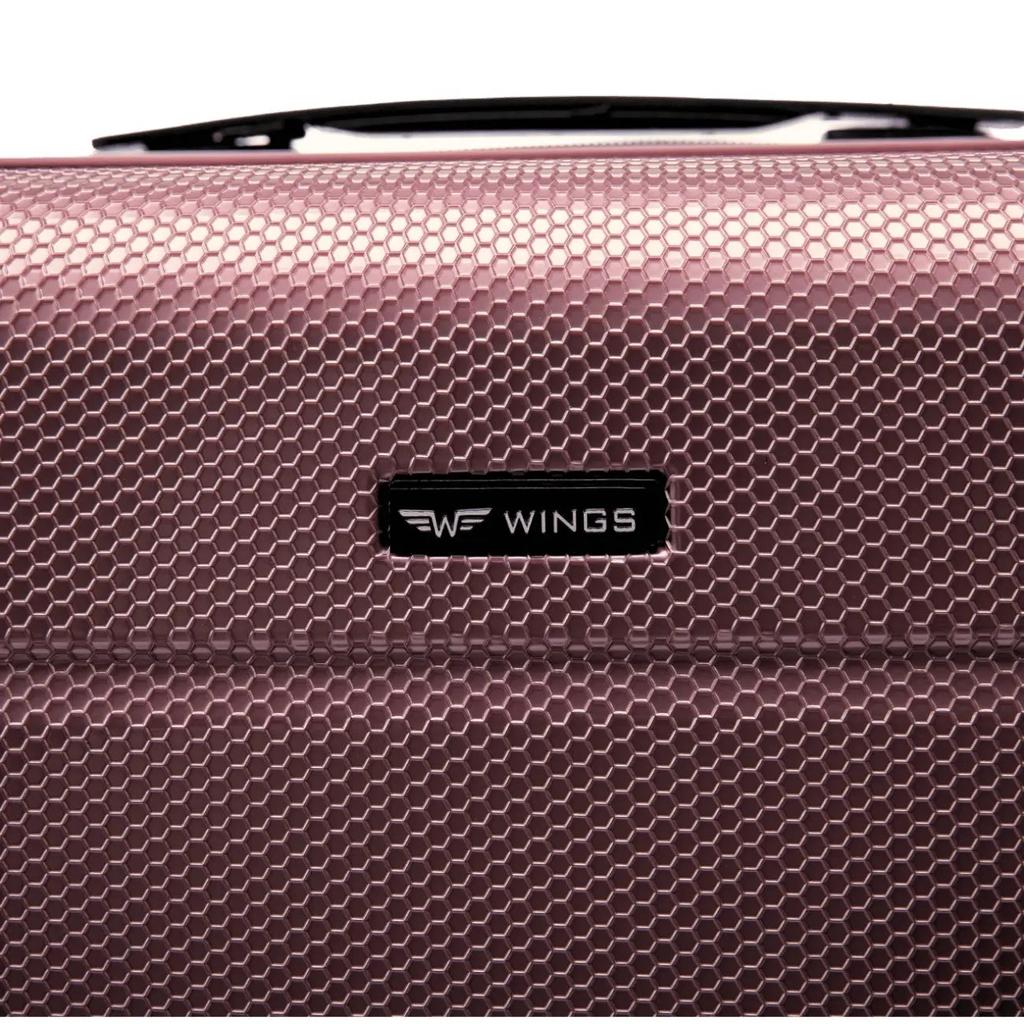 Set of 4 Wings Crake Suitcases // + Rose Gold Trunk