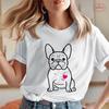 French Bulldog Unisex T Shirt Fashion Dog Graphic Tops Summer Short Sleeve Tees Harajuku Streetwear Aesthetic Female Clothing
