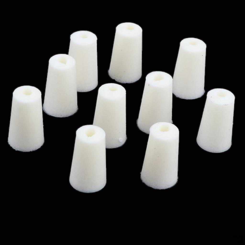 10 Pieces Rubber Stoppers Bungs Seal Tapered