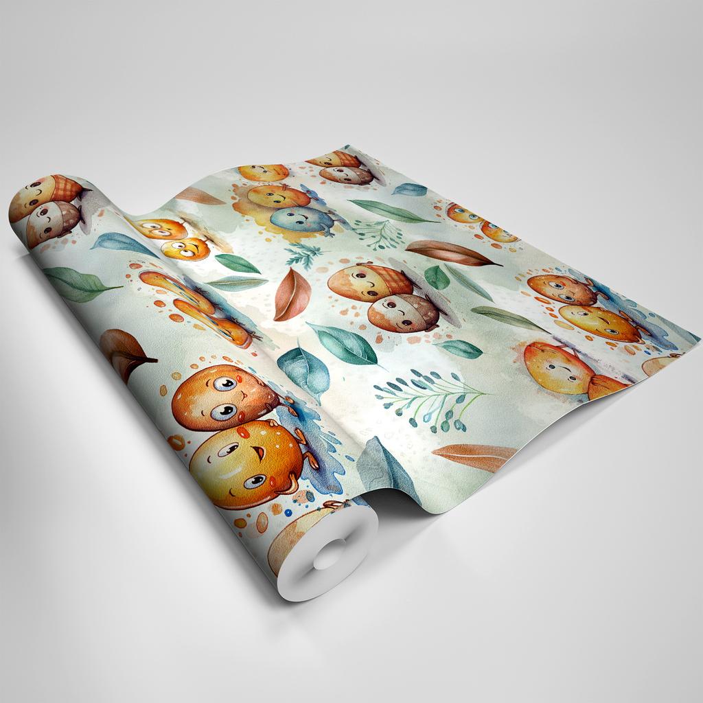 Nordic Style Plant Flower Splicing Wall Sticker Living Room Bedroom Background Wall Self-Adhesive Wallpaper Waterproof And Wear-Resistant Texture