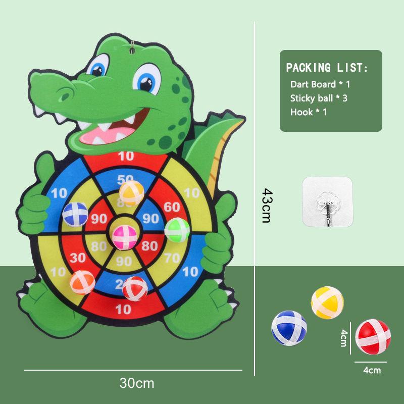 Montessori Throw Sport Shooting Target Sticky Ball Dartboard Basketball Board Games Educational Children Indoor Outdoor Game Toy