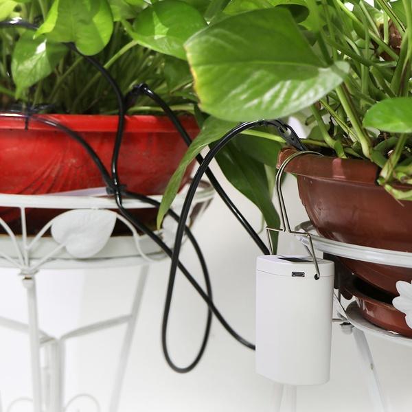 New 8/4/2 Head Automatic Watering Controller Drip Irrigation System Garden Home Flowers Plants Self Water Kit Timer System Outdoor