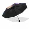 1pc Outdoor Umbrella with Anime Characters - Automatic Opening/Closing, Portable 3-Fold Design, 8-Bone Iron Frame - Perfect Gift for Fans, Travel