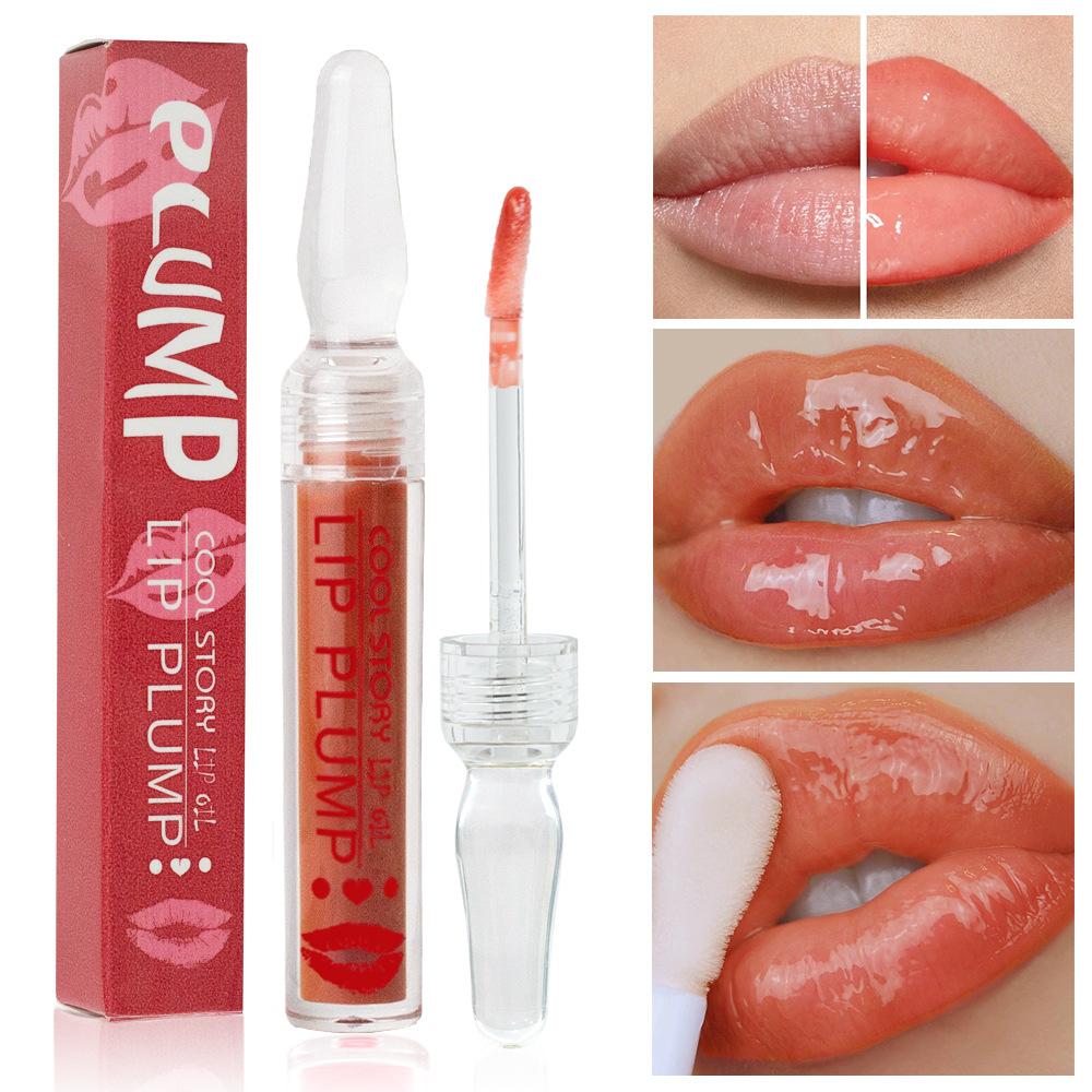 Pouty Lips Lip Gloss Plump and Moisturizing Lip Oil Fruity Lip Gloss Lip Care Fades Lip Lines