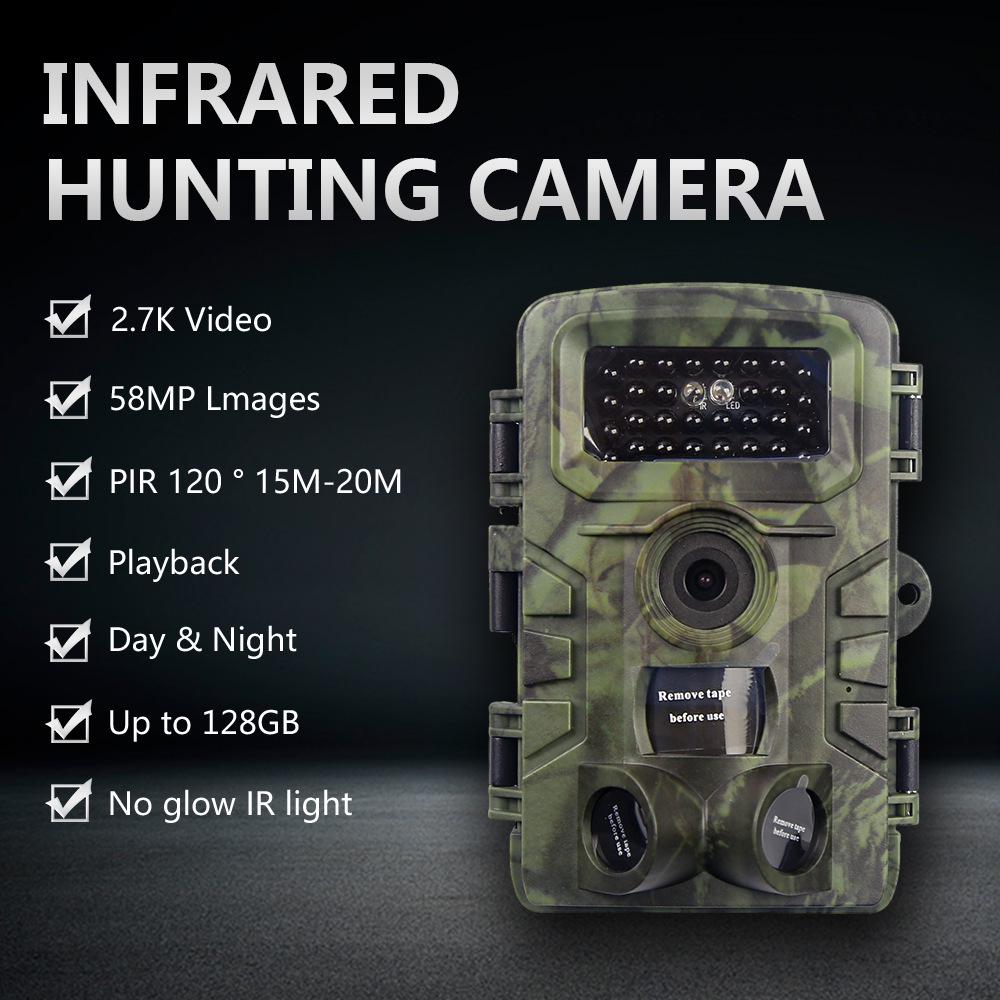 58 Million 2.7K HD Outdoor Infrared Camera for Day & Night Monitoring