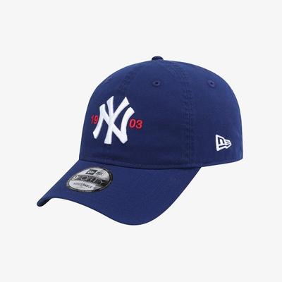 New Era Mlb New York Yankees Ear Number Unstructured Ballcap Dark Royal 15206352