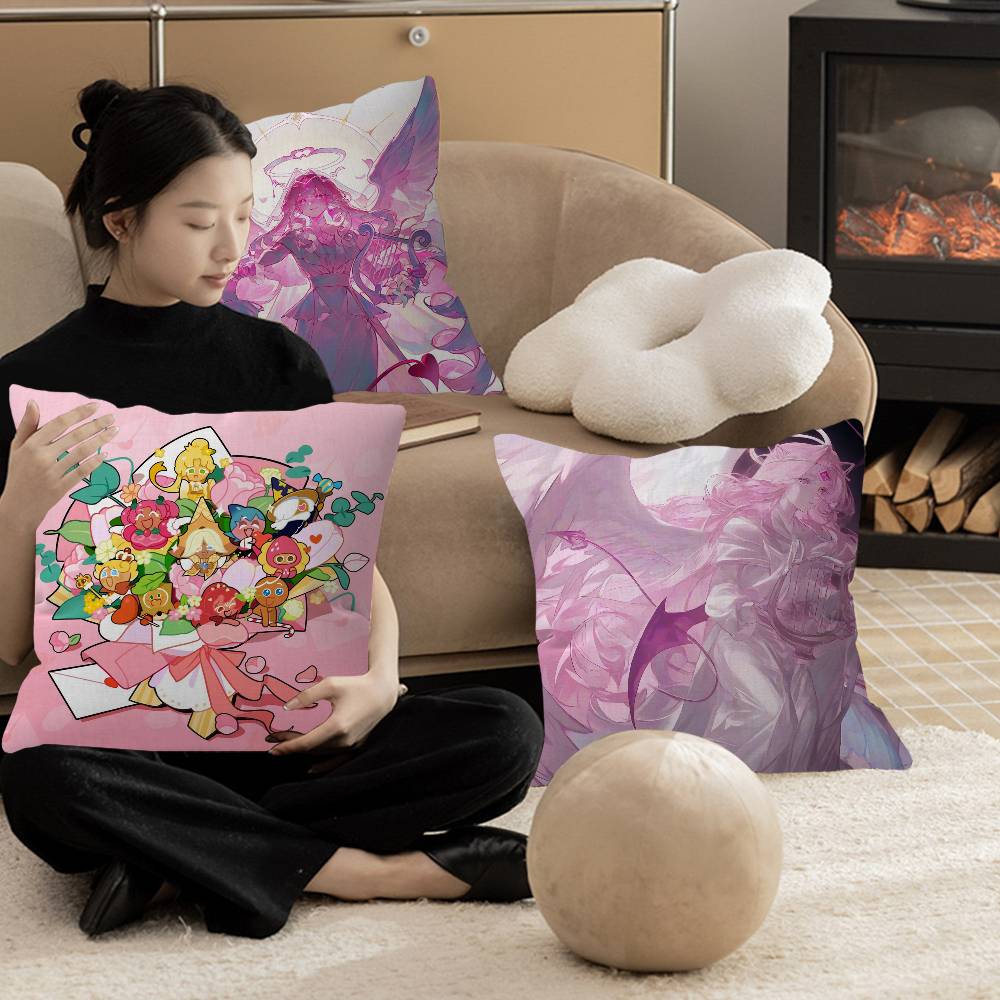 Game C-Cookie R-Run K-Kingdom Pillow Cover for Bedroom Room and Living Room Sofa Decorative Cushion Cover