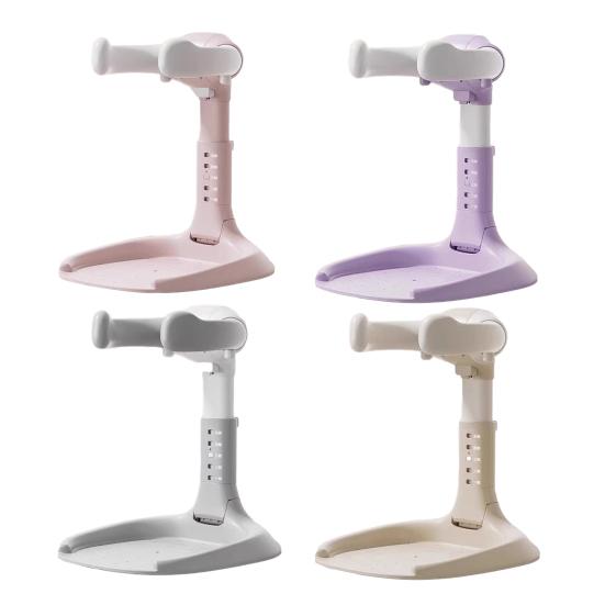 Baby Shower Stand Portable Foldable Adjustable Baby Bath Seat with Anti-Slip Base