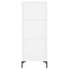 Highboard White 34.5 x 34 x 180 cm Particleboard