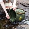 20L Outdoor Folding Bucket Waterproof Foldable Water Sink Bucket Travel Camping Water Bag Picnic Fishing Storage Box