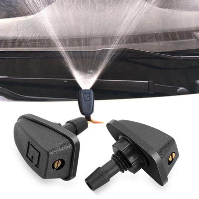 2Pcs Car Windshield Wiper Washer Spray Nozzle for Opel Astra H G J Insignia Mokka Zafira Corsa Vectra C D Antara Sport Emblem