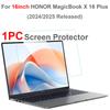 For 16Inch HONOR MagicBook X16 Plus 2024 2025 Screen Protector Scratch-proof Clear 0.3MM HD 9H NoteBook Tempered Glass 4