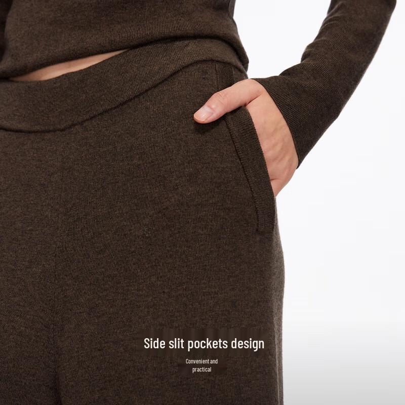 VEROMODA High-Waist Straight-Leg Knit Pants