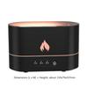 Portable USB Essential Oil Diffuser Ultrasonic Humidifier Home Office Flame Effect Air Freshener Fragrance Sooth Sleep Atomizer