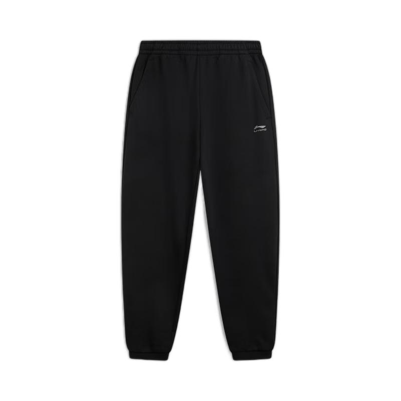 Li-Ning Men s Fleece-Lined Warm Tapered Sweatpants M