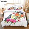 3D Printed African Parrot Bedding Set Down Quilt Cover With Pillowcase Double SIngle King 3D Printed Anime My Dress-U