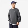 Li Ning Sports Fashion Series Comfortable Casual Round Neck Pullover Simple Loose Fleece Sweatshirt Unisex Sweatshirt Magnetic-Gray AWDUA53-12