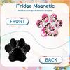 6Pcs Special Shape Diamond Painting Fridge Magnet White Fox Fridge Stickers Diamond Art Fridge Magnet for DIY Crafts Party Gift