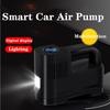 12V 100PSI Tyre Inflator Cordless Portable Compressor Digital Car Tyre Pump Preset Pressure Rechargeable Air Pump With LED Light And LCD Display