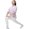 Li Ning Fitness Series Solid Color Sweat-Wicking Hoodie Women Hoodies Silk-Purple AWDT520-3