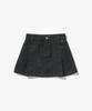 Plack Woman Pleated Mini Denim Skirt M21
