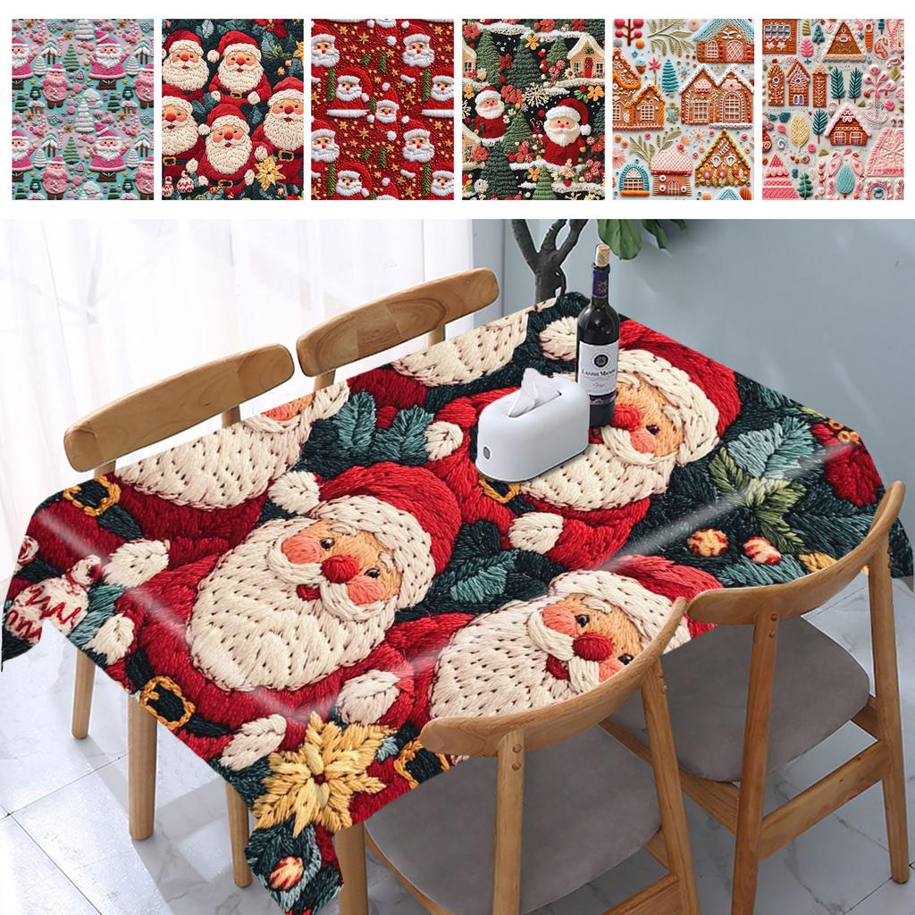 Christmas Tablecloth Rectangular Straight Edge Tablecloth