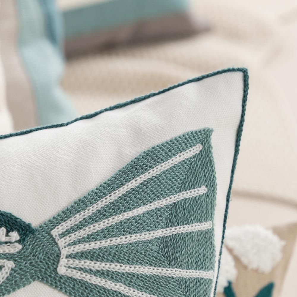 Embroidery Decorative Pillowcase Nordic Homestay Style Cushion Cover Home Living Room Sofa Geometric Pillow Cover Funda Cojin