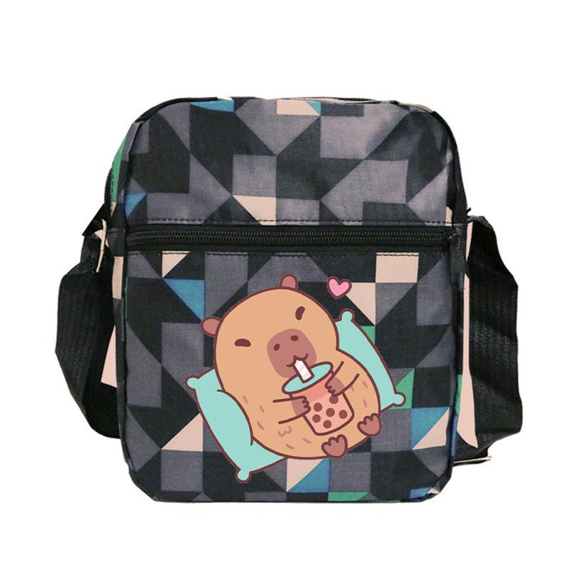 Fashion Versatile Children'S Portable Shoulder Bag Printed Trend Multifunctional Oblique Span Bag